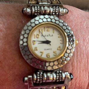 Silver and Gold Watch